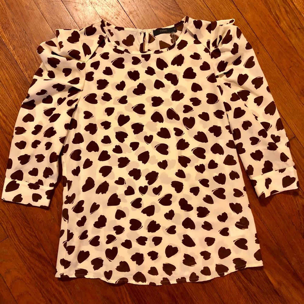 THML Puff Sleeve Blouse